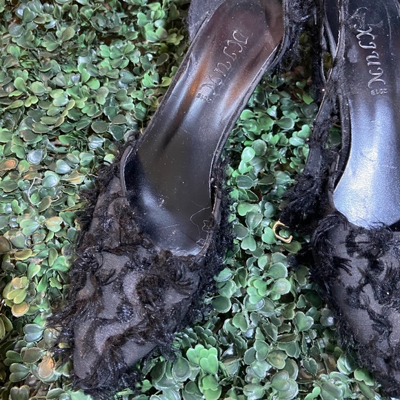 🎁Black Fur Heel. Size-37 (I wear 37-38 and it fit me) - Picture 3 of 7